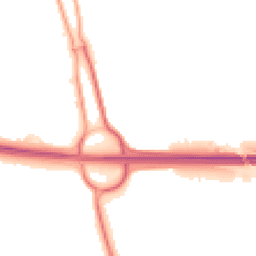 Night-time road noise heatmap for TF1 5HS