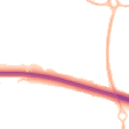 Night-time road noise heatmap for TF1 5NE