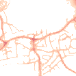 Daytime road noise heatmap for TF1 5PE