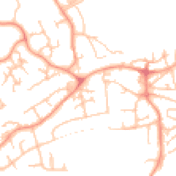 Daytime road noise heatmap for TF1 5PH