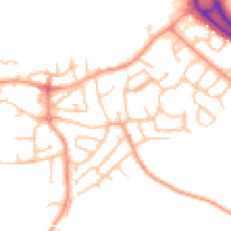 Daytime road noise heatmap for TF1 5RE