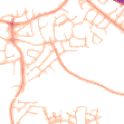 Daytime road noise heatmap for TF1 5RZ