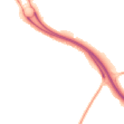 Night-time road noise heatmap for TF1 5SG