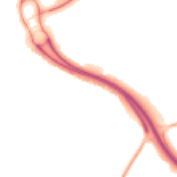 Night-time road noise heatmap for TF1 5SN