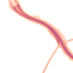 Night-time road noise heatmap for TF1 5SX