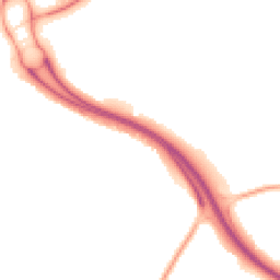 Night-time road noise heatmap for TF1 5SZ