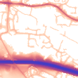 Daytime road noise heatmap for TF1 5ZJ