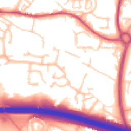 Daytime road noise heatmap for TF1 5ZN