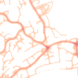 Daytime road noise heatmap for TF1 6AX