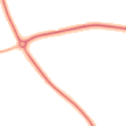 Night-time road noise heatmap for TF1 6BP