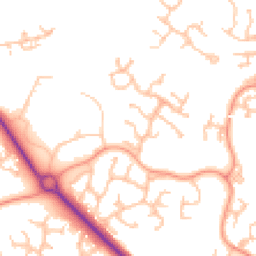 Daytime road noise heatmap for TF1 6DP