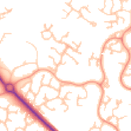 Daytime road noise heatmap for TF1 6DR