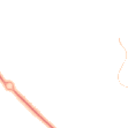 Night-time road noise heatmap for TF1 6DR