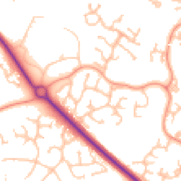 Daytime road noise heatmap for TF1 6FU