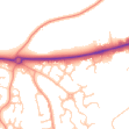 Daytime road noise heatmap for TF1 6NX