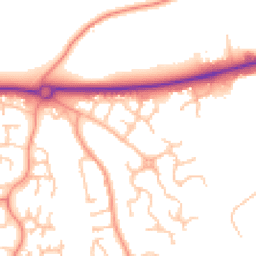 Daytime road noise heatmap for TF1 6PB
