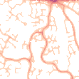 Daytime road noise heatmap for TF1 6PP