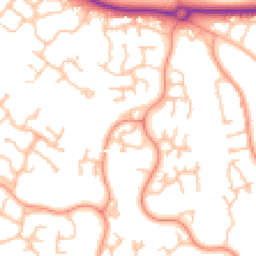 Daytime road noise heatmap for TF1 6PX