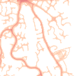 Daytime road noise heatmap for TF1 6RA