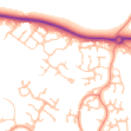 Daytime road noise heatmap for TF1 6TB