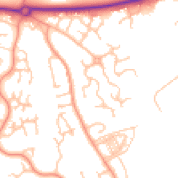 Daytime road noise heatmap for TF1 6TD