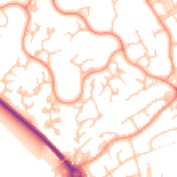 Daytime road noise heatmap for TF1 6TU