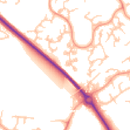 Daytime road noise heatmap for TF1 6UG