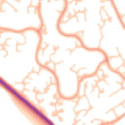 Daytime road noise heatmap for TF1 6UN