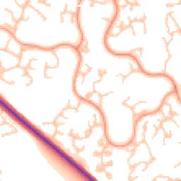 Daytime road noise heatmap for TF1 6UR