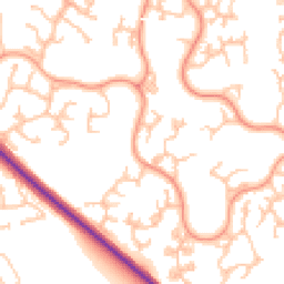 Daytime road noise heatmap for TF1 6UT