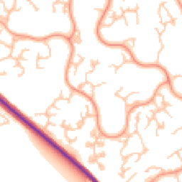 Daytime road noise heatmap for TF1 6UW