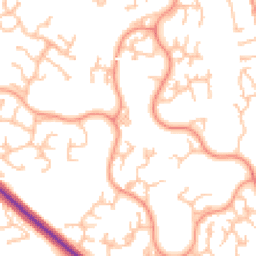 Daytime road noise heatmap for TF1 6UX