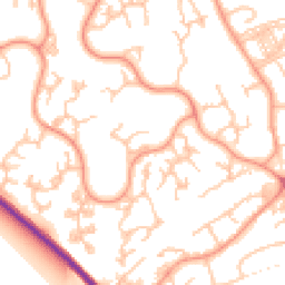 Daytime road noise heatmap for TF1 6WA