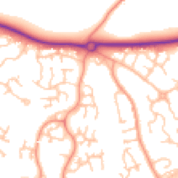 Daytime road noise heatmap for TF1 6XF