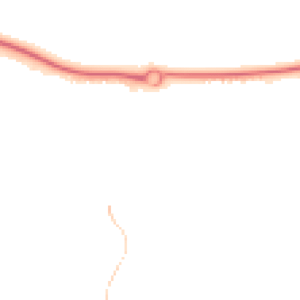 Night-time road noise heatmap for TF1 6XF