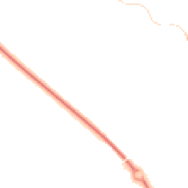 Night-time road noise heatmap for TF1 6XH