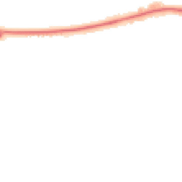 Night-time road noise heatmap for TF1 6ZT
