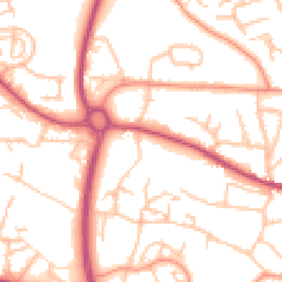 Daytime road noise heatmap for TF2 0AA