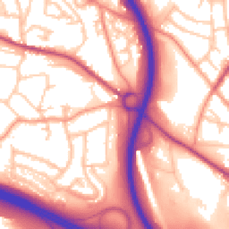Daytime road noise heatmap for TF2 0AH