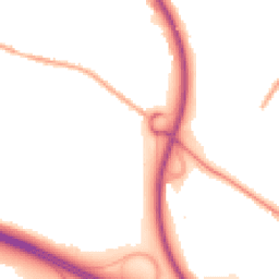 Night-time road noise heatmap for TF2 0AH