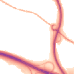 Night-time road noise heatmap for TF2 0AN