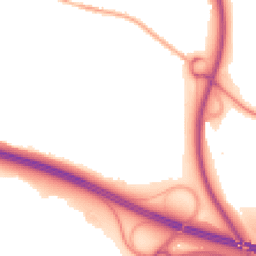 Night-time road noise heatmap for TF2 0AS