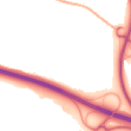 Night-time road noise heatmap for TF2 0AU