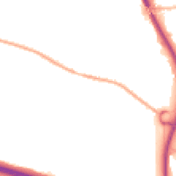 Night-time road noise heatmap for TF2 0BJ