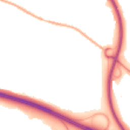Night-time road noise heatmap for TF2 0BS
