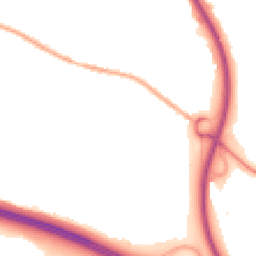 Night-time road noise heatmap for TF2 0BT