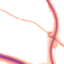 Night-time road noise heatmap for TF2 0BU