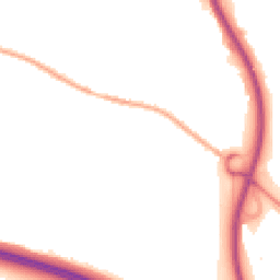 Night-time road noise heatmap for TF2 0BX