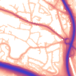 Daytime road noise heatmap for TF2 0BY