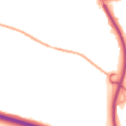 Night-time road noise heatmap for TF2 0BZ